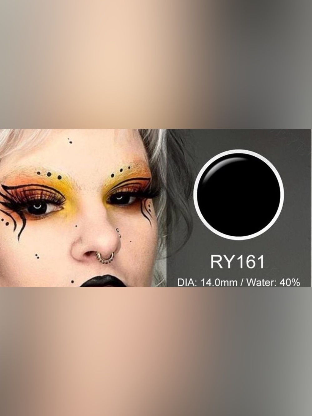 Blackout lens Black